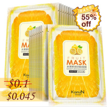 Factory Cheap Price Anti-aging Organic Fresh Lemon Face Mask Moisturizing Whitening Facial Mask